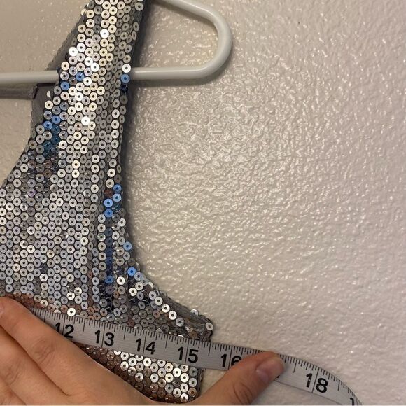 Style Biz Inc deep v neck Sexy y2k formal Bodycon Stretchy Mini Party dress S - Picture 10 of 11